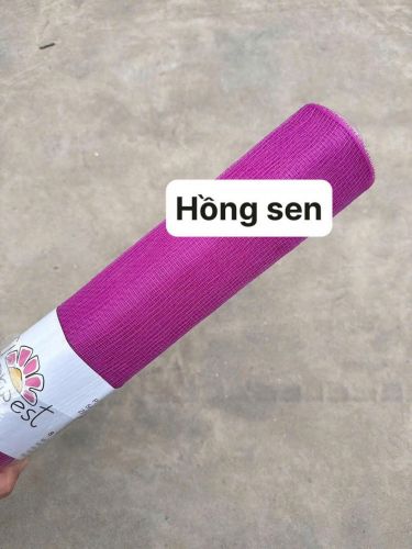 Lưới Thô Sợi Cứng Mầu Hồng Sen