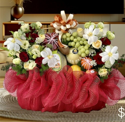 Lưới Kim Tuyến Đỏ Đậm