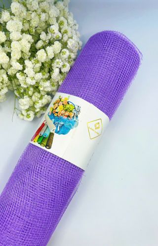 Lưới Thô Sợi Cứng Mầu Tím Nhạt