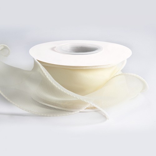 Ruy Băng Đuôi Cá Mầu Trắng Ngà Dài 50m