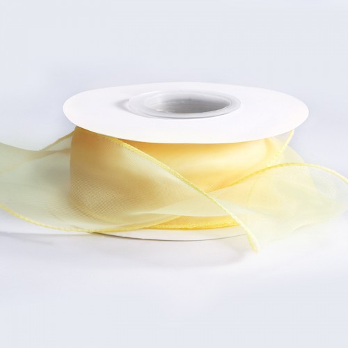 Ruy Băng Đuôi Cá Mầu Vàng Chanh, Dài 50m