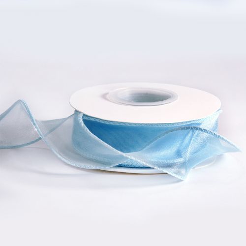 Ruy Băng Đuôi Cá Mầu Xanh Nhạt Dài 50m