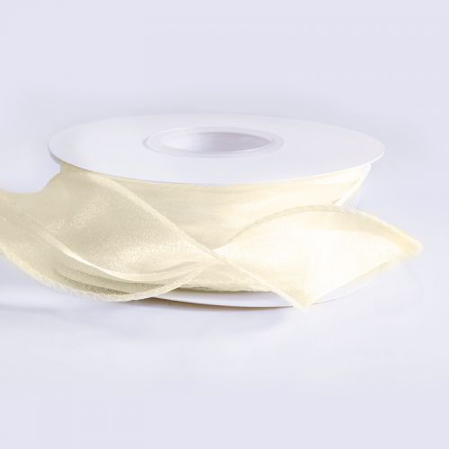 Ruy Băng Đuôi Cá Mầu Trắng Nhạt Dài 50m