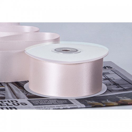 Ruy Băng Lụa Hồng Nhạt R25mm-D100m