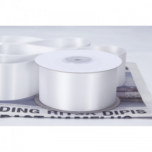 Ruy Băng Lụa Trắng R25mm-D100m