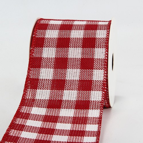 Ruy Băng Noel Kẻ Trắng-Đỏ, R63mm- D9m 